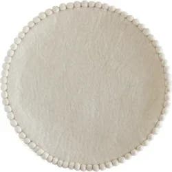 Hester & Cook Ivory Pom Pom Felt Placemat
