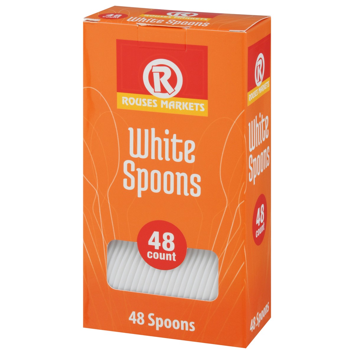 slide 2 of 9, Rouses Markets White Spoons 48 ea, 48 ct