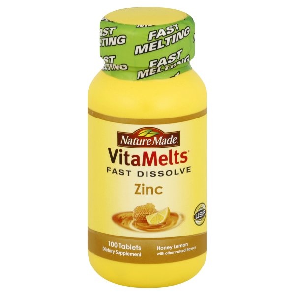 slide 1 of 1, Nature Made Zinc 15 mg Vitamelts, 100 ct