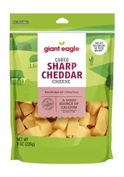 Giant Eagle Sharp Cheddar Cheese Cubes