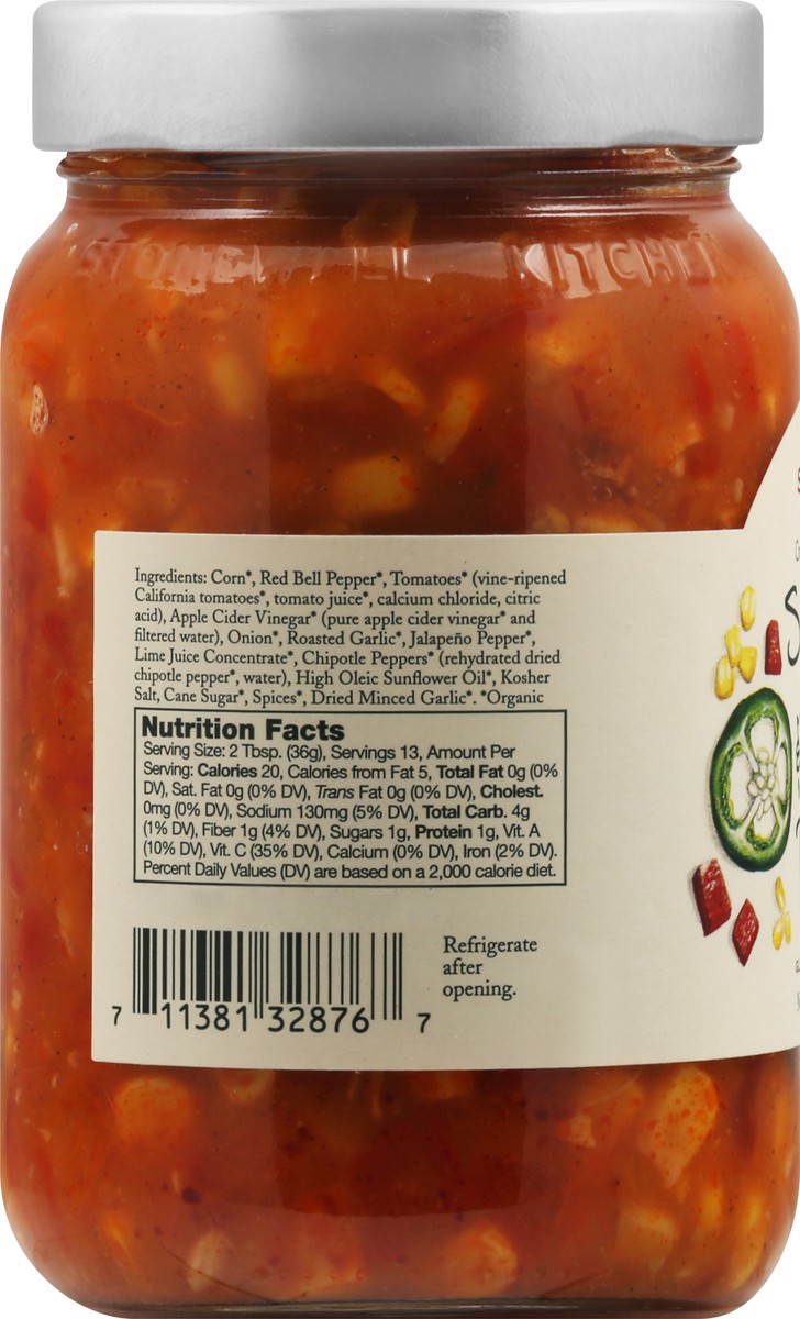 slide 8 of 13, Stonewall Kitchen Organic Spicy Corn & Tomato Relish 461 g, 461 g