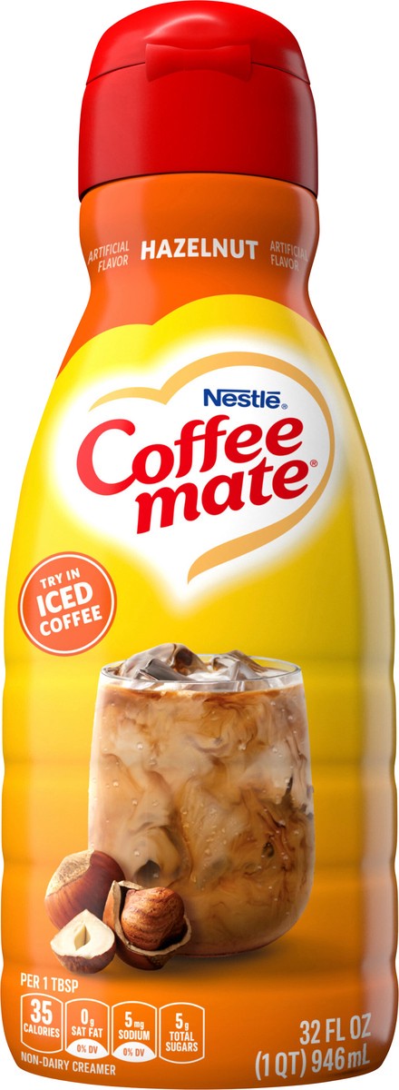 slide 10 of 11, Coffee mate Hazelnut Liquid Coffee Creamer, 32 fl oz