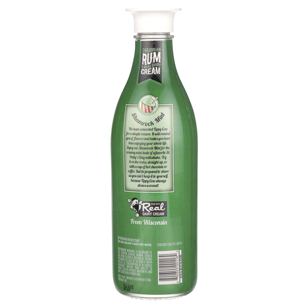 slide 4 of 5, Tippy Cow Shamrock Mint Cream, 750 ml