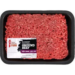 Weis Fresh From The Farm 80% Lean Ground Beef