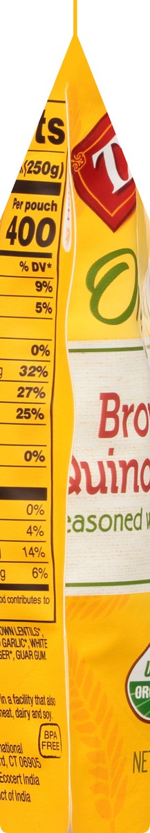 slide 7 of 9, Tasty Bite Organic Brown Rice with Quinoa & Lentils 8.8 oz, 8.8 oz