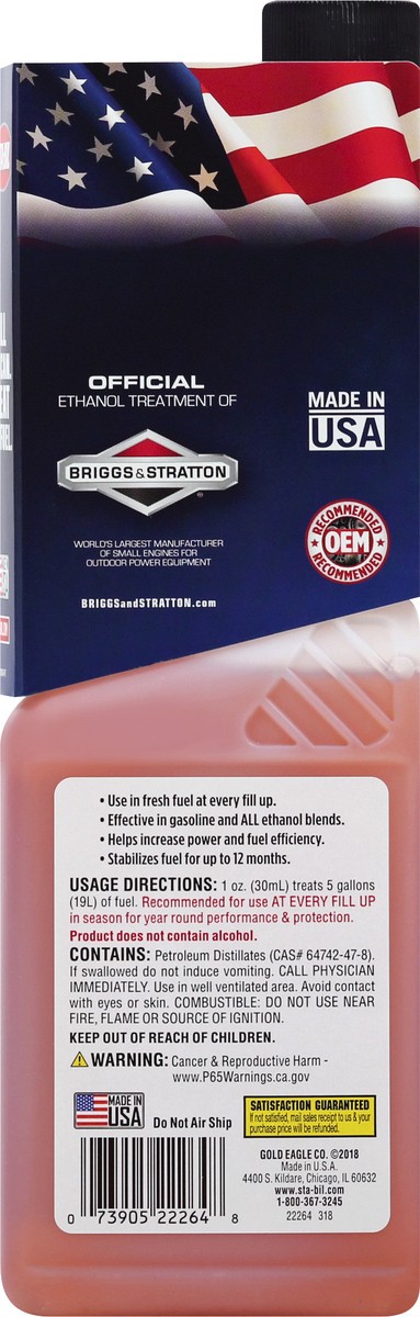 slide 8 of 11, STA BIL Ethanol Treatment & Stabilizer 10 oz, 10 oz