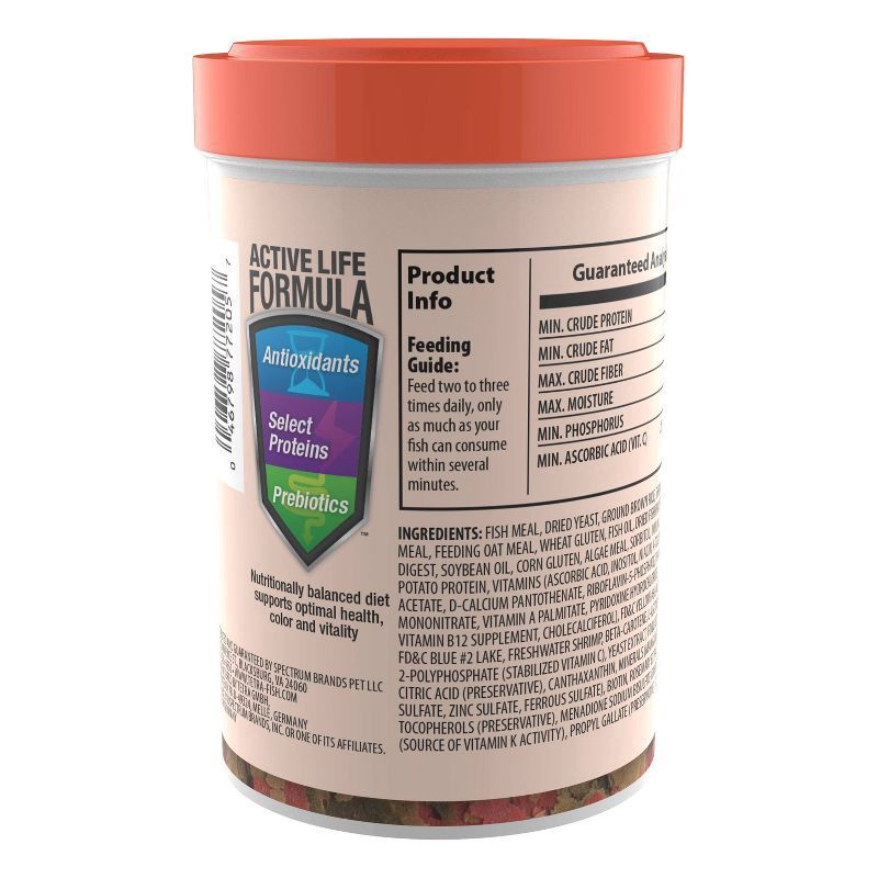 slide 2 of 7, Tetra TetraFin Seafood Vitamin C Enriched Goldfish Flakes Clean & Clean Water Formula - 1.91oz, 1.91 oz