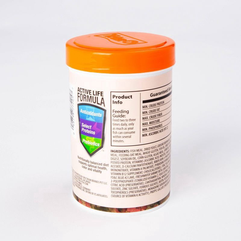 slide 6 of 7, Tetra TetraFin Seafood Vitamin C Enriched Goldfish Flakes Clean & Clean Water Formula - 1.91oz, 1.91 oz