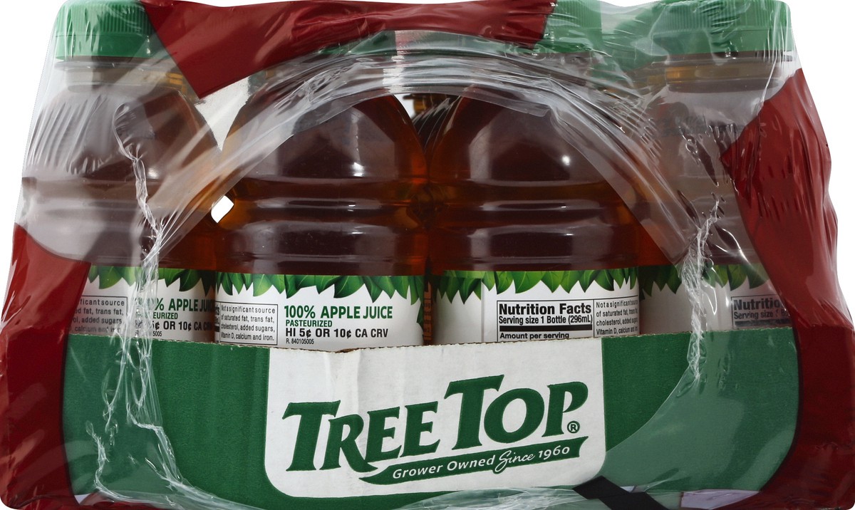 slide 2 of 6, Tree Top Apple Juice 24 - 10 fl oz Bottles, 24 ct; 10 oz