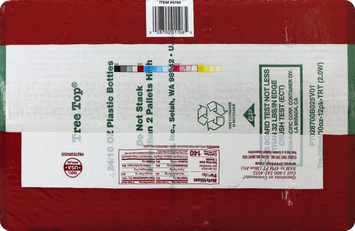 slide 6 of 6, Tree Top Apple Juice 24 - 10 fl oz Bottles, 24 ct; 10 oz