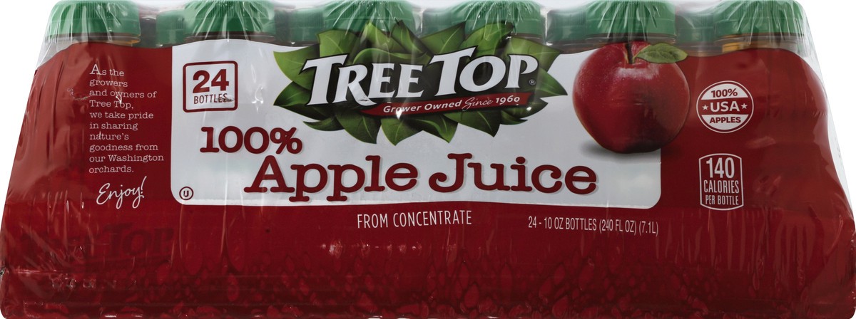 slide 5 of 6, Tree Top Apple Juice 24 - 10 fl oz Bottles, 24 ct; 10 oz