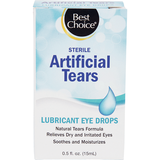 Sterile Artificial Tears Lubricant Eye Drops, 0.5 fl. oz