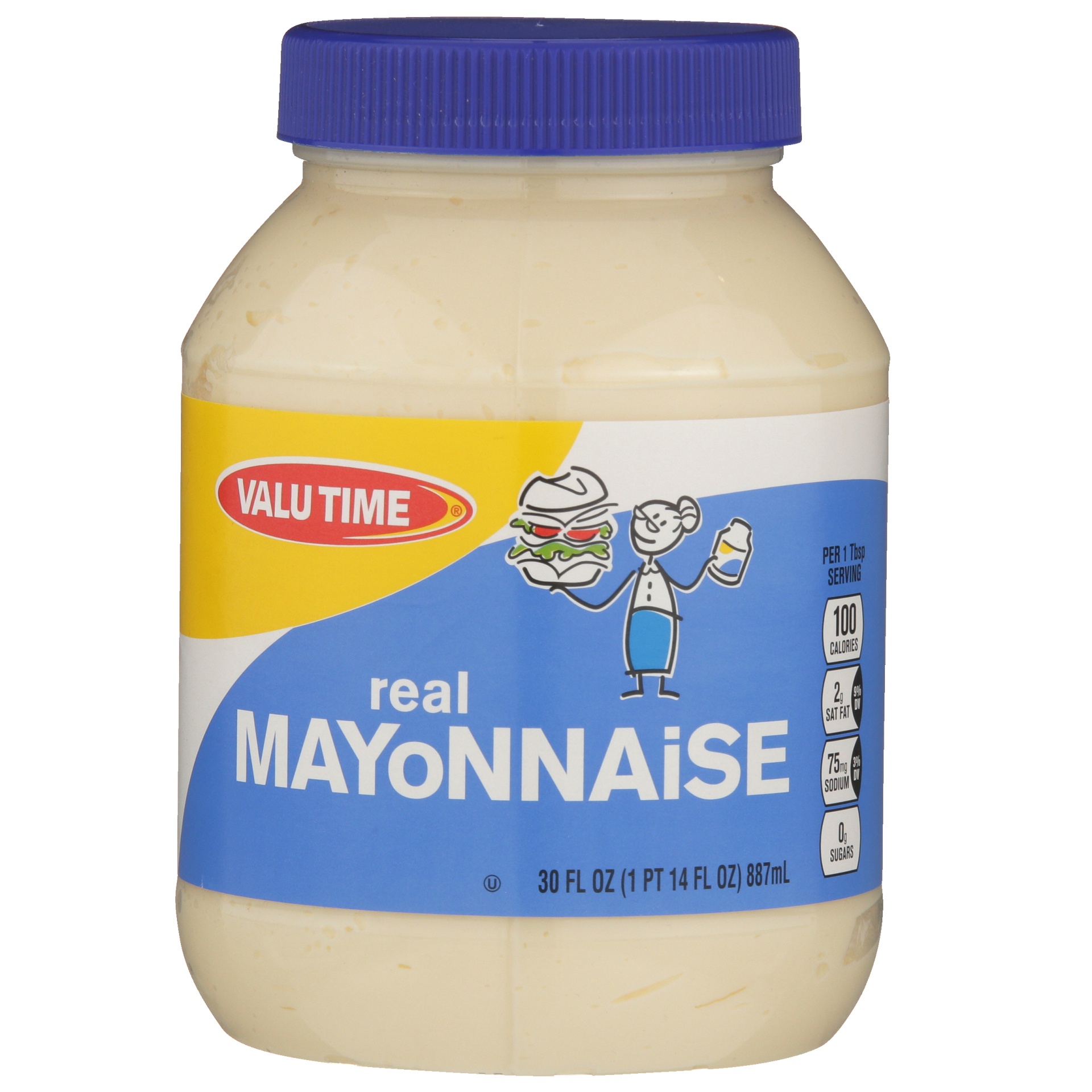 slide 1 of 6, Valu Time Real Mayonnaise, 30 fl oz