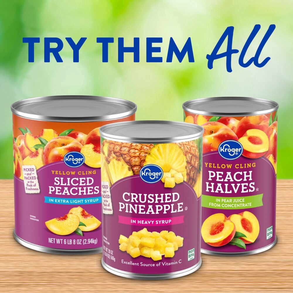 slide 3 of 4, Kroger Canned Pineapple Tidbits No Sugar Added In Pineapple Juice, 20 oz