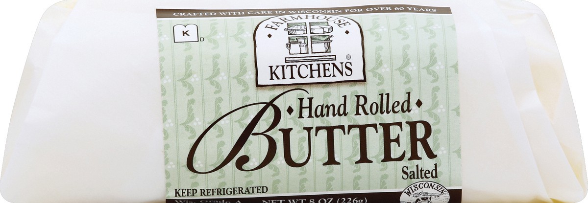 slide 5 of 5, Farmhouse Kitchens Hand Rolled Butter, 8 oz