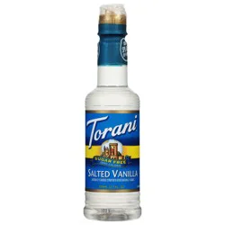 Torani Sugar Free Zero Calorie Salted Vanilla Syrup 12.7 fl oz