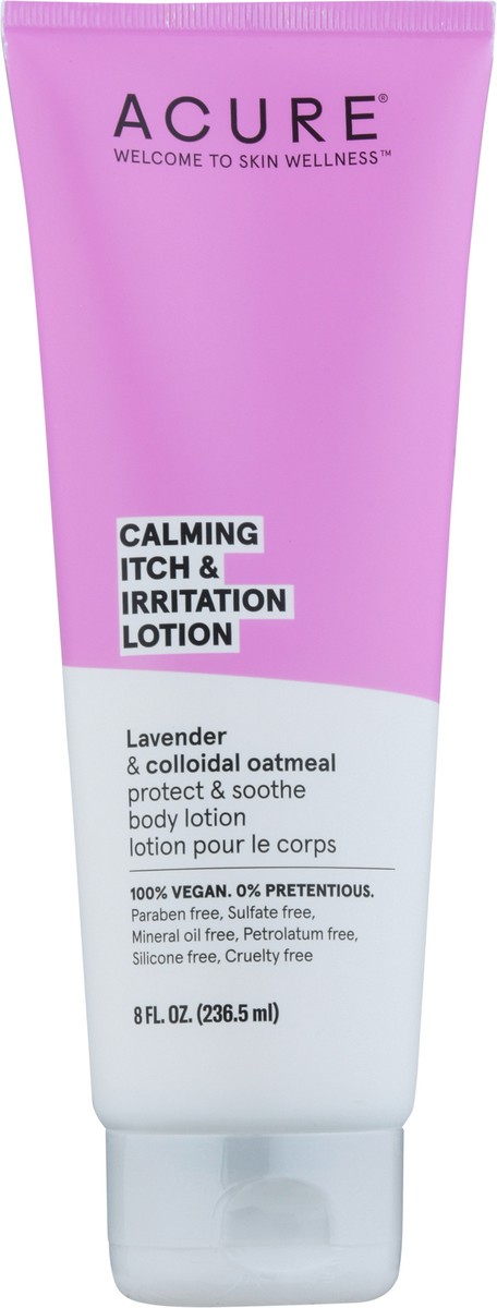 slide 1 of 13, ACURE Calming Itch & Irritation Lavender & Colloidal Oatmeal Lotion 8 fl oz, 8 fl oz