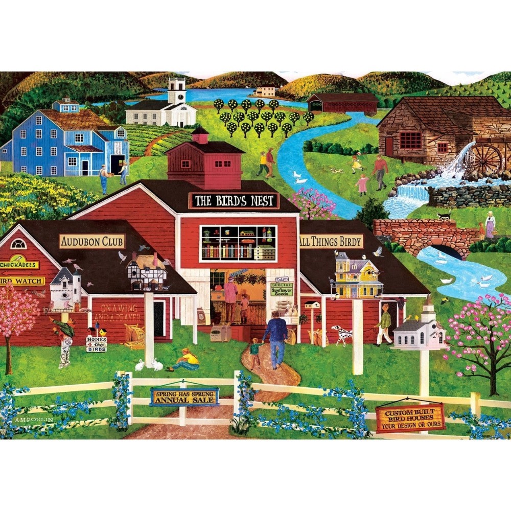 slide 5 of 5, MasterPieces® Americana™ The Bird's Nest EZ Grip™ Puzzle, 500 ct