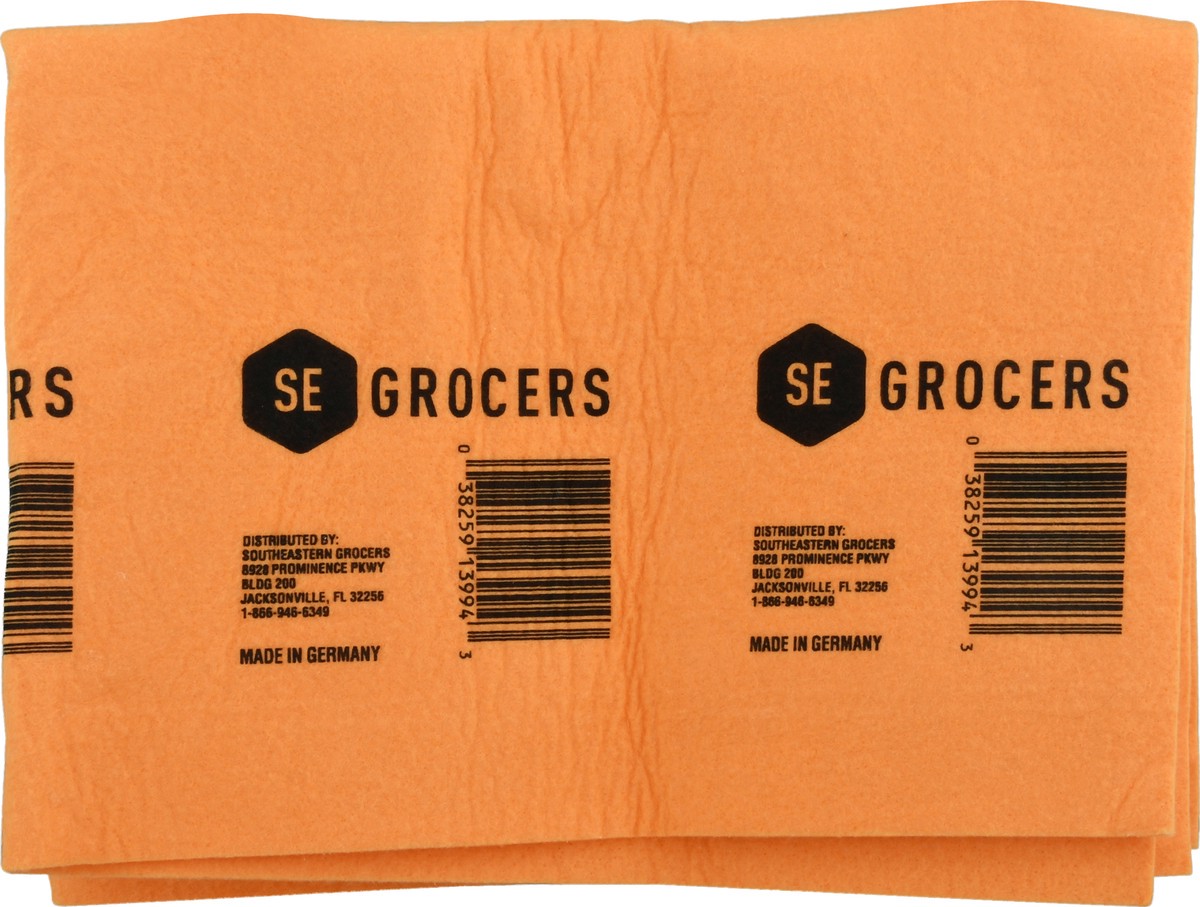 slide 1 of 12, SE Grocers Shammy Orange, 1 ct