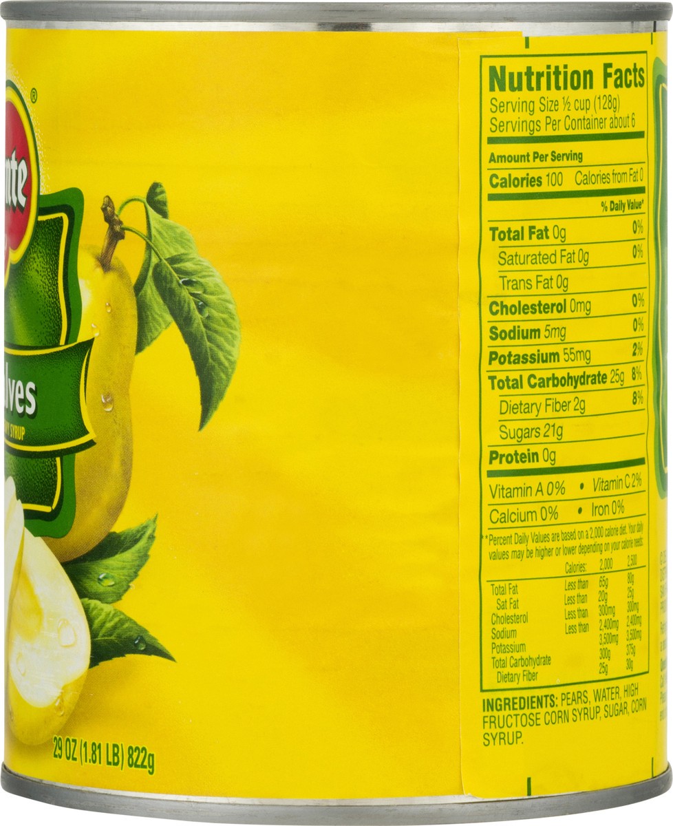 slide 6 of 9, Del Monte Pear Halves, 29 oz