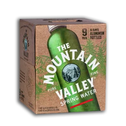 Mountain Valley Spring Water Aluminum Bottles