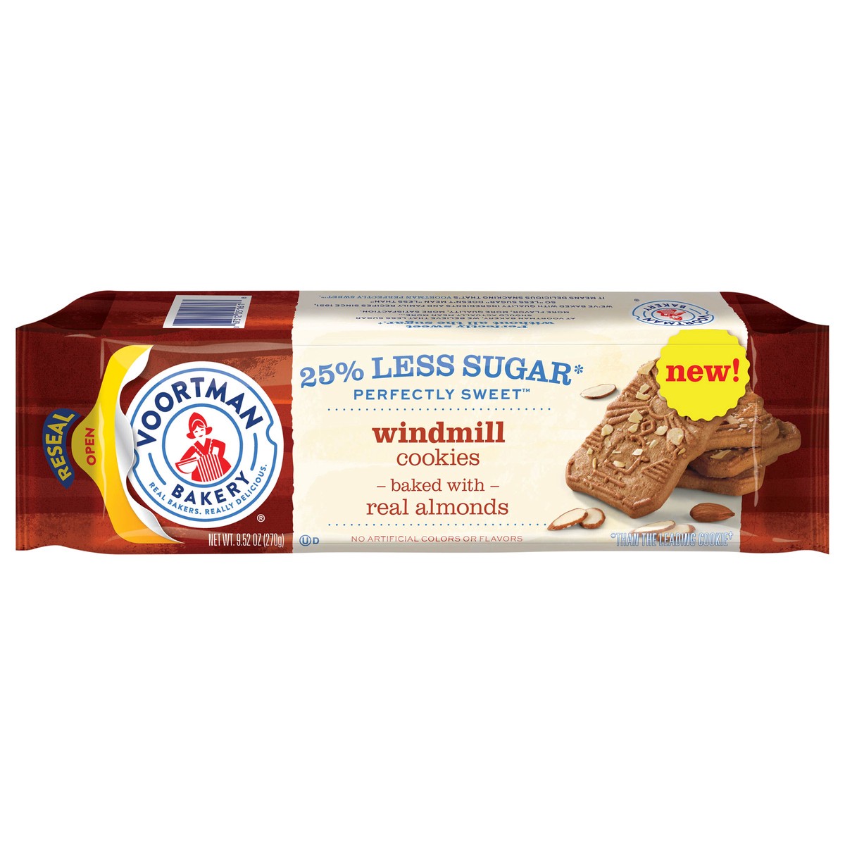 slide 1 of 11, VOORTMAN Bakery Perfectly Sweet Windmill Cookies- 9.52 oz, 7.93 oz