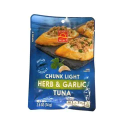 Sunny Select, Light Tuna Pouch, Herb And Garlic