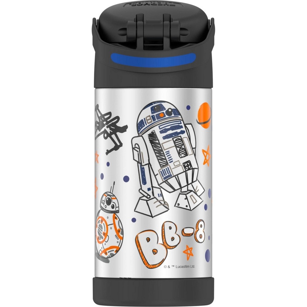 Thermos Star Wars FUNtainer Water Bottle with Bail Handle Black 12 oz