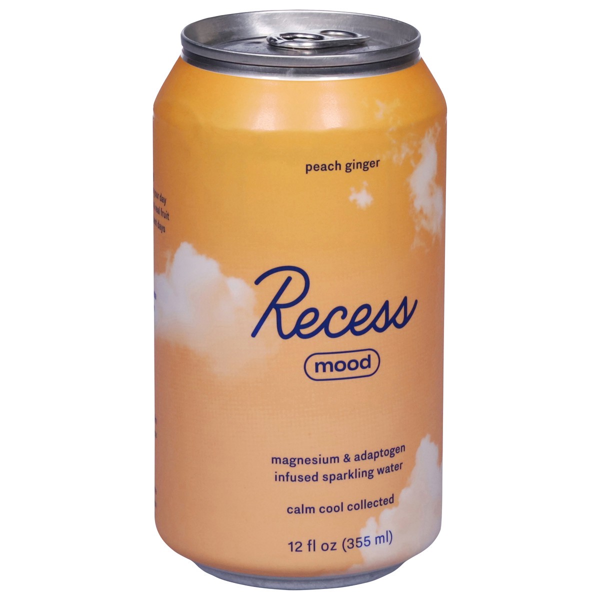 slide 2 of 13, Recess Mood Peach Ginger Sparkling Water - 12 oz, 12 oz