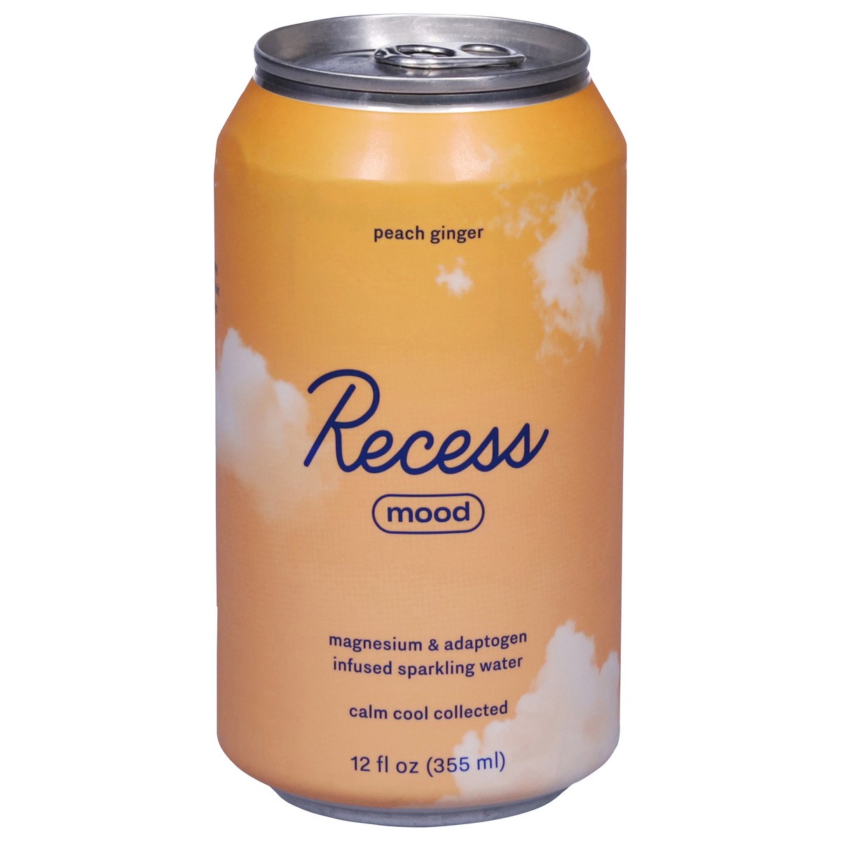 slide 9 of 13, Recess Mood Peach Ginger Sparkling Water - 12 oz, 12 oz