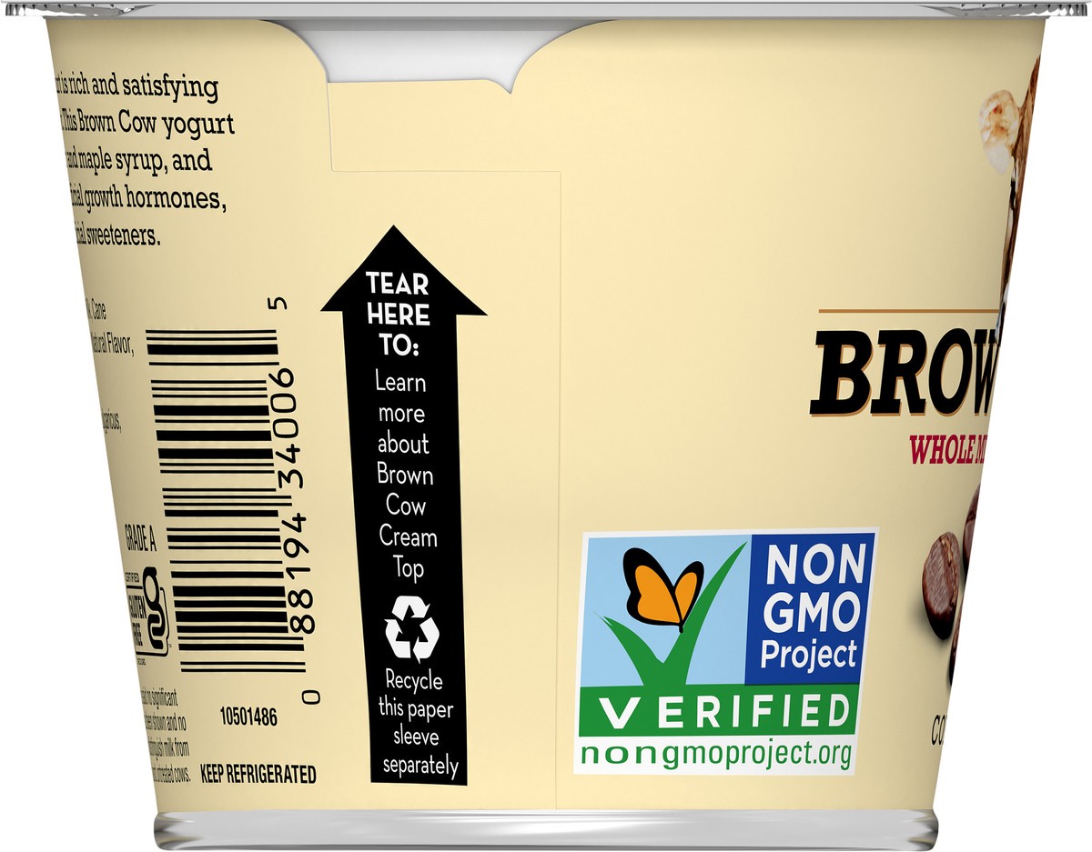 slide 4 of 7, Brown Cow Whole Milk Coffee Yogurt, 5.3 fl oz