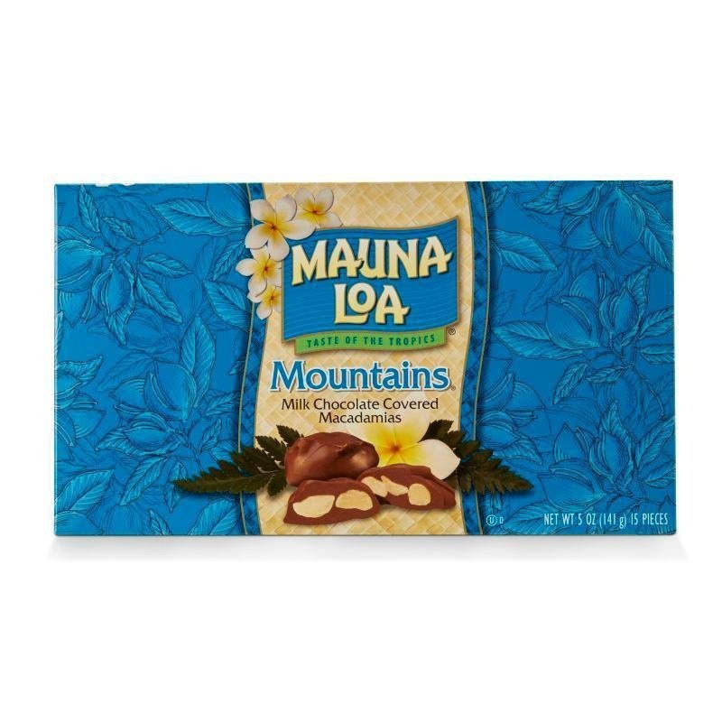 slide 1 of 1, Mauna Loa Mountains Milk Chocolate Macadamia Nuts, 15 ct; 5 oz