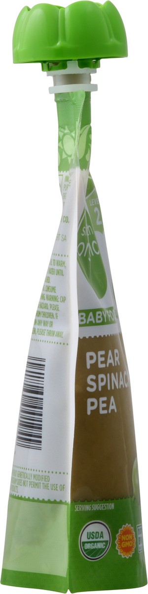 slide 4 of 8, Simple Truth Organic Pear Spinach Pea Stage 2 Baby Food Puree, 4 oz