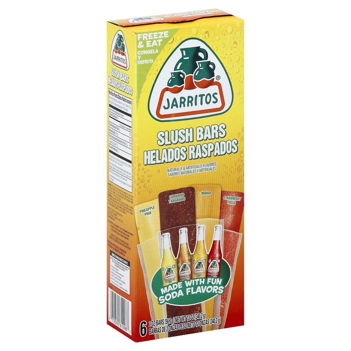 slide 2 of 6, Jarritos Slush Bars 6 ea, 6 ct