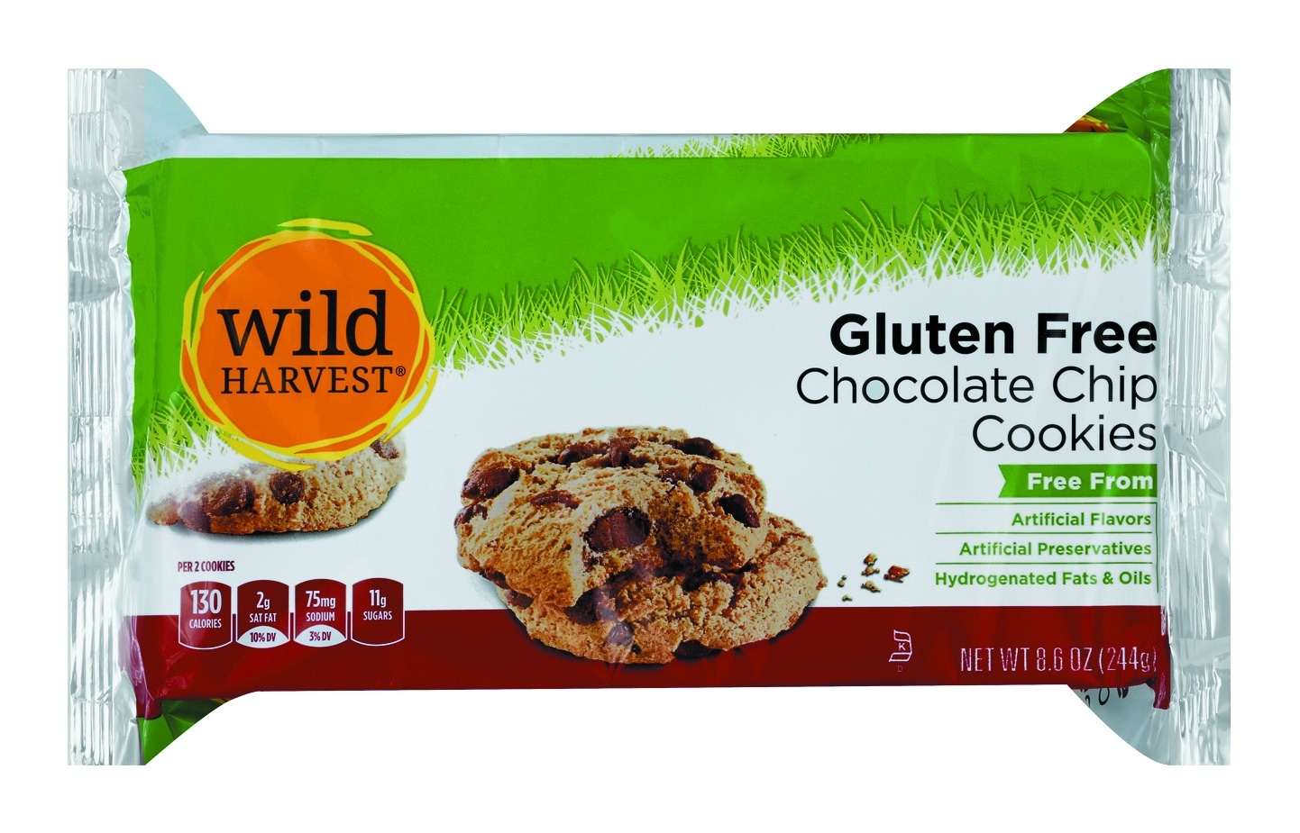 slide 1 of 1, Wild Harvest Chocolate Chip Cookie, 8.6 oz