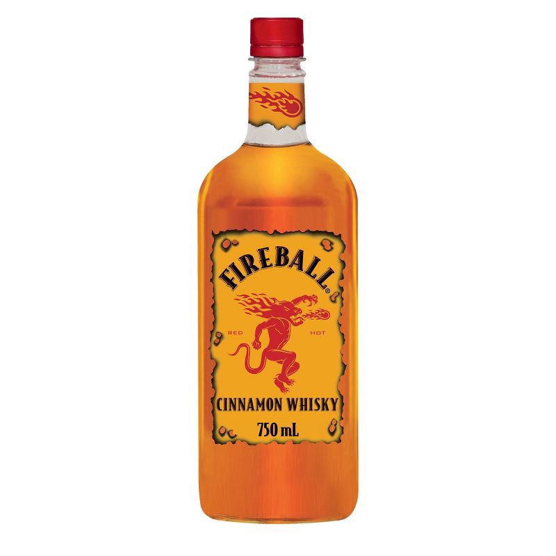 slide 1 of 1, Fireball Cinnamon Whisky, 750ml Plastic Bottle 66 Proof, 750 ml