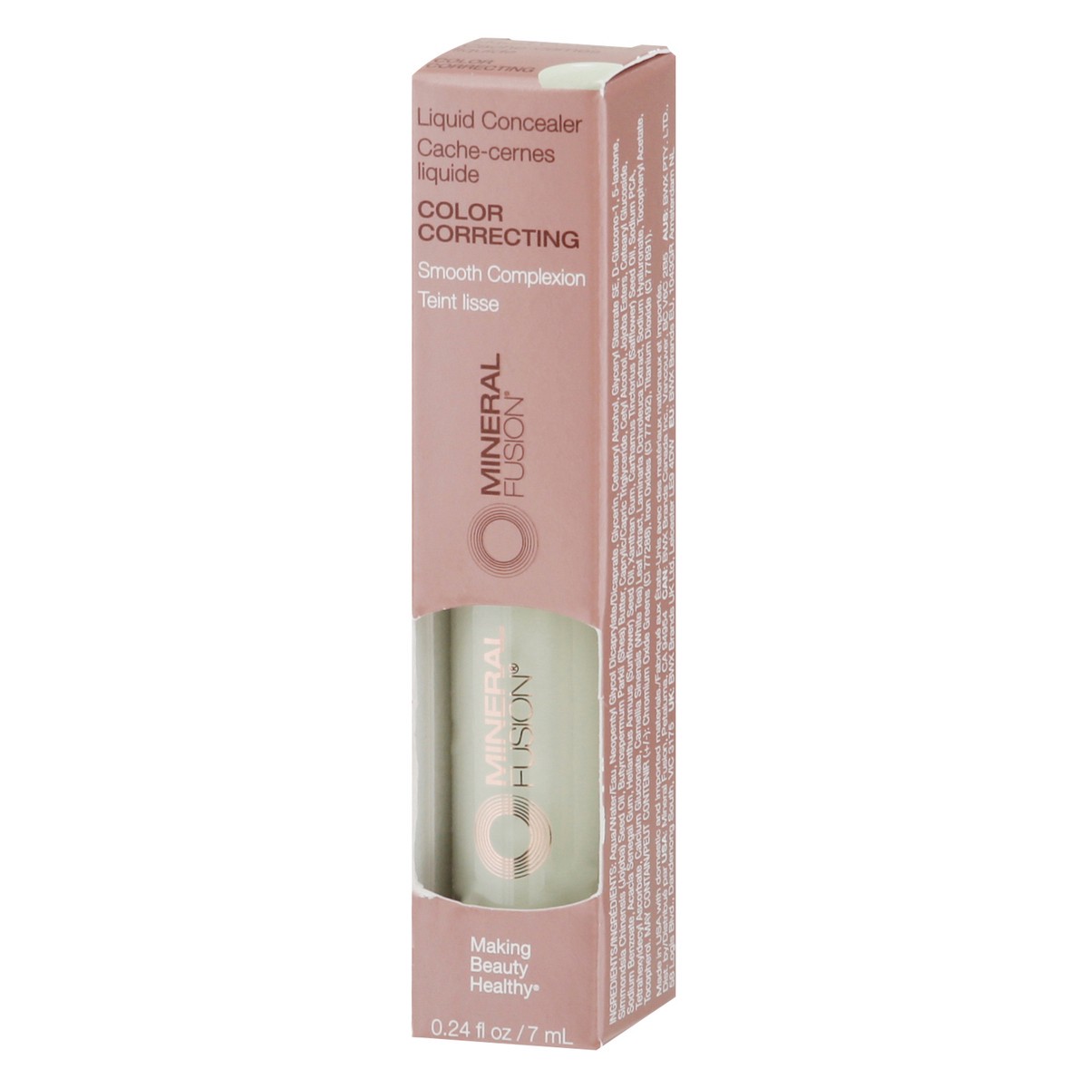 slide 6 of 10, Mineral Fusion Liquid Concealer Color Correcting, 0.24 fl oz