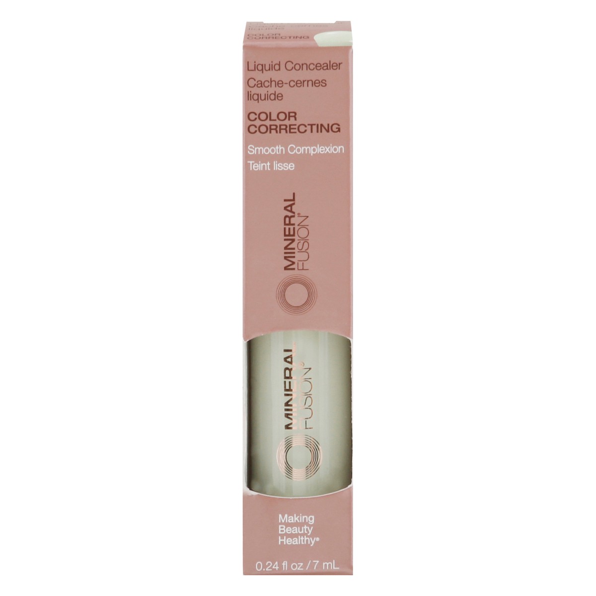 slide 1 of 10, Mineral Fusion Liquid Concealer Color Correcting, 0.24 fl oz