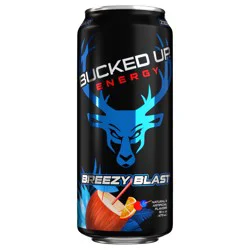 Bucked Up Breezy Blast Energy Drink - 16 fl oz