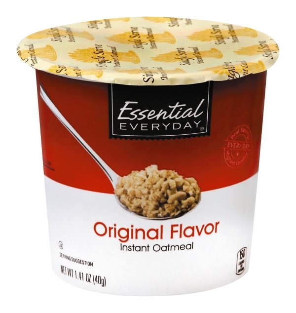 slide 1 of 1, Essential Everyday Instant Oatmeal Cup, 1.41 oz