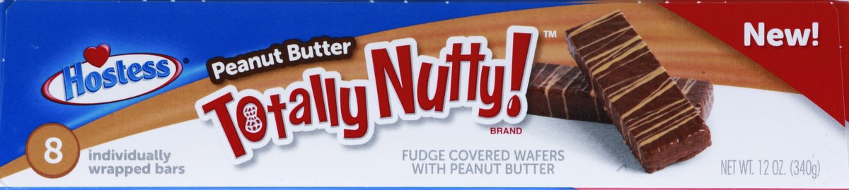 slide 2 of 6, HOSTESS Peanut Butter TOTALLY NUTTY! Wafers, 8 count, 12 oz, 12 oz