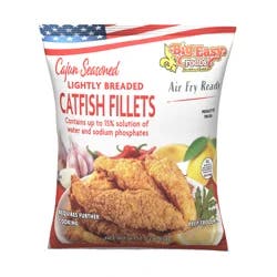 Big Easy Cajun Breaded Catfish Fillets 16oz.