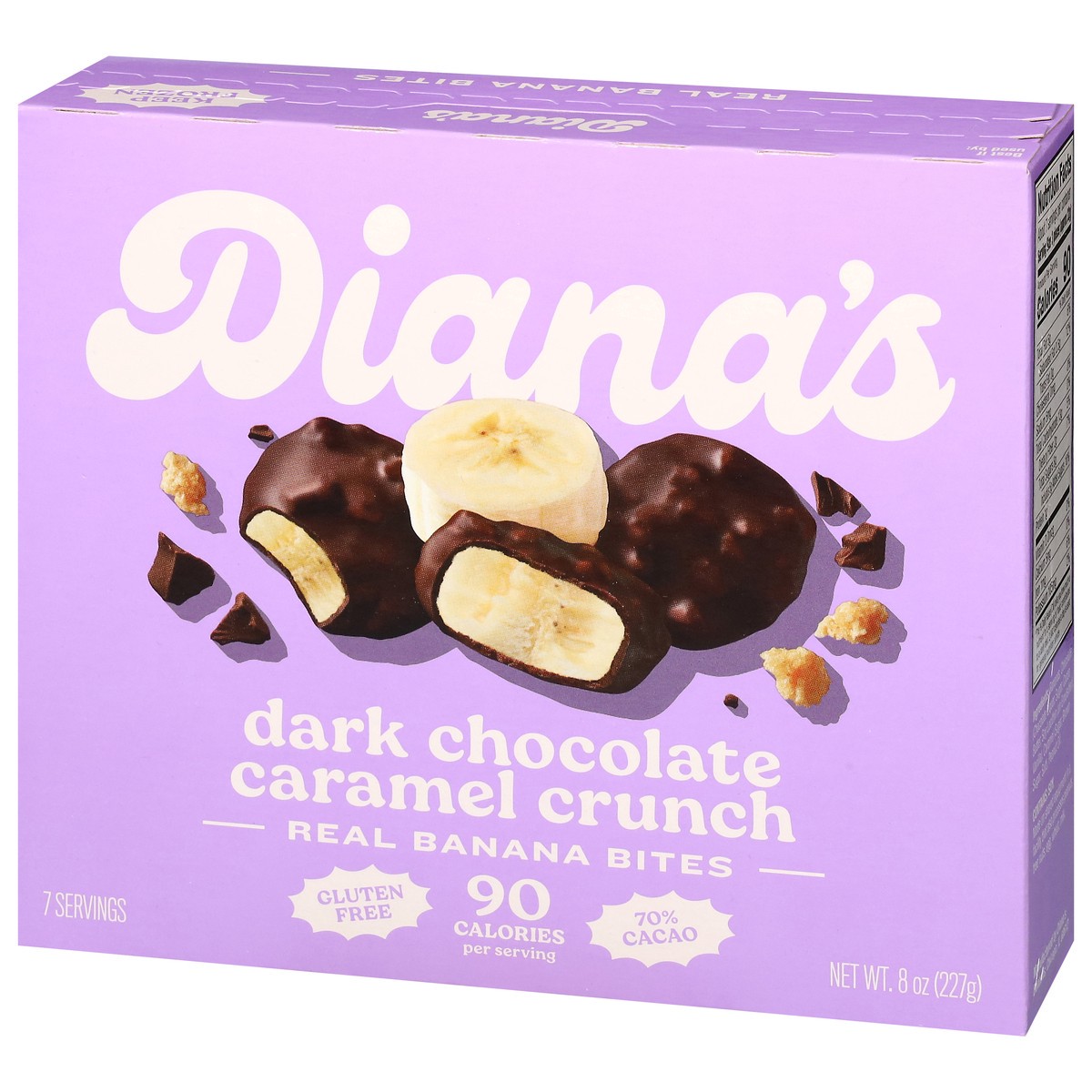 slide 10 of 14, Diana's Real Dark Chocolate Caramel Crunch Banana Bites 8 oz, 8 oz