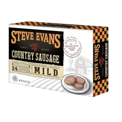 Steve Evans Mild Breakfast Patties 24 ct