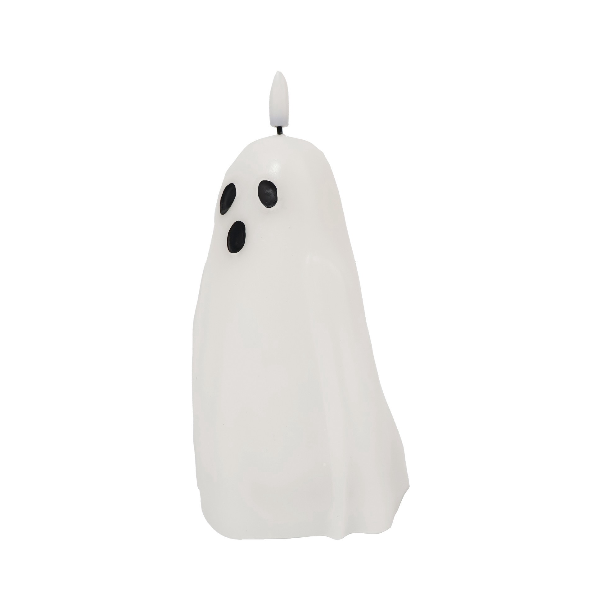 slide 2 of 4, 3.4" X 5.6" Ghost Led Wax Pillar Candle By Ashland, 3.4 in x 5.6 in