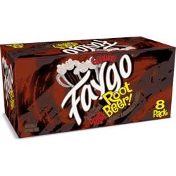 Faygo Old Fashioned Draft Style Root Beer 8 - 12 fl oz Cans
