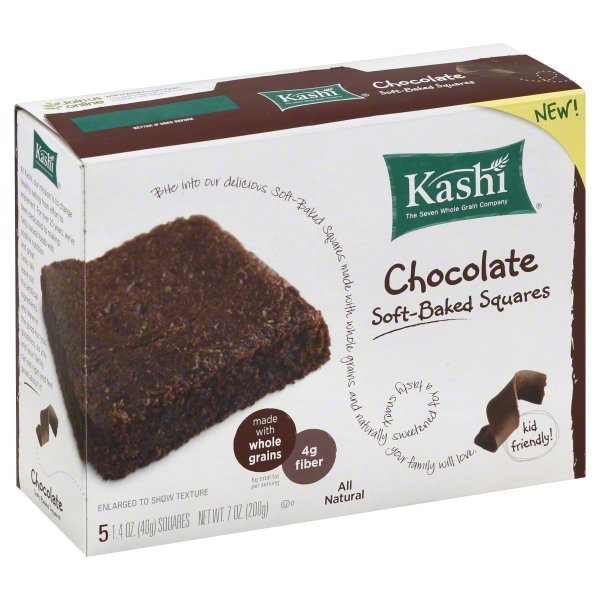 slide 1 of 4, Kashi Chocolate Softbaked Squares, 7 oz
