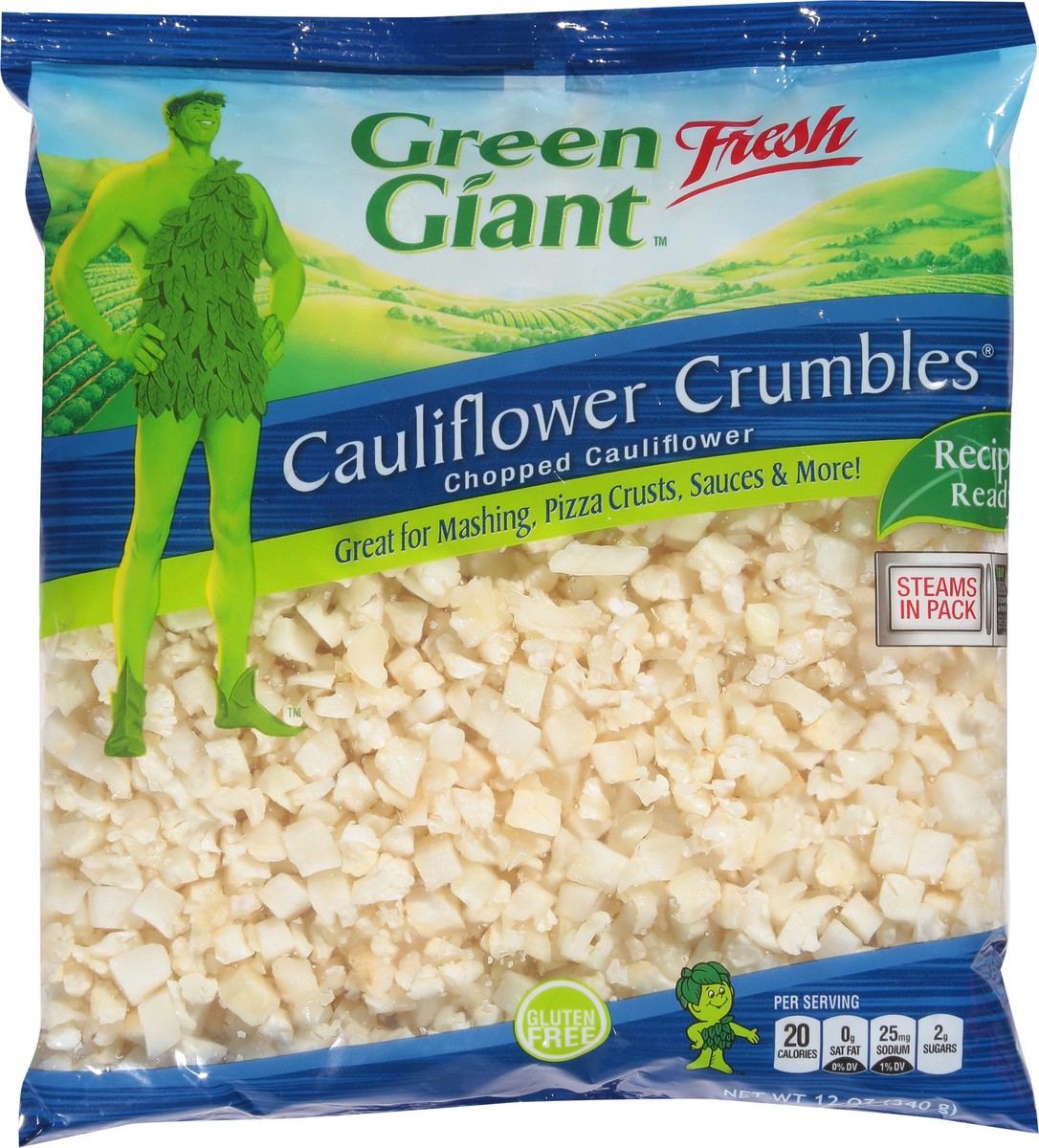 slide 9 of 13, Green Giant Cauliflower Crumbles, 12 oz