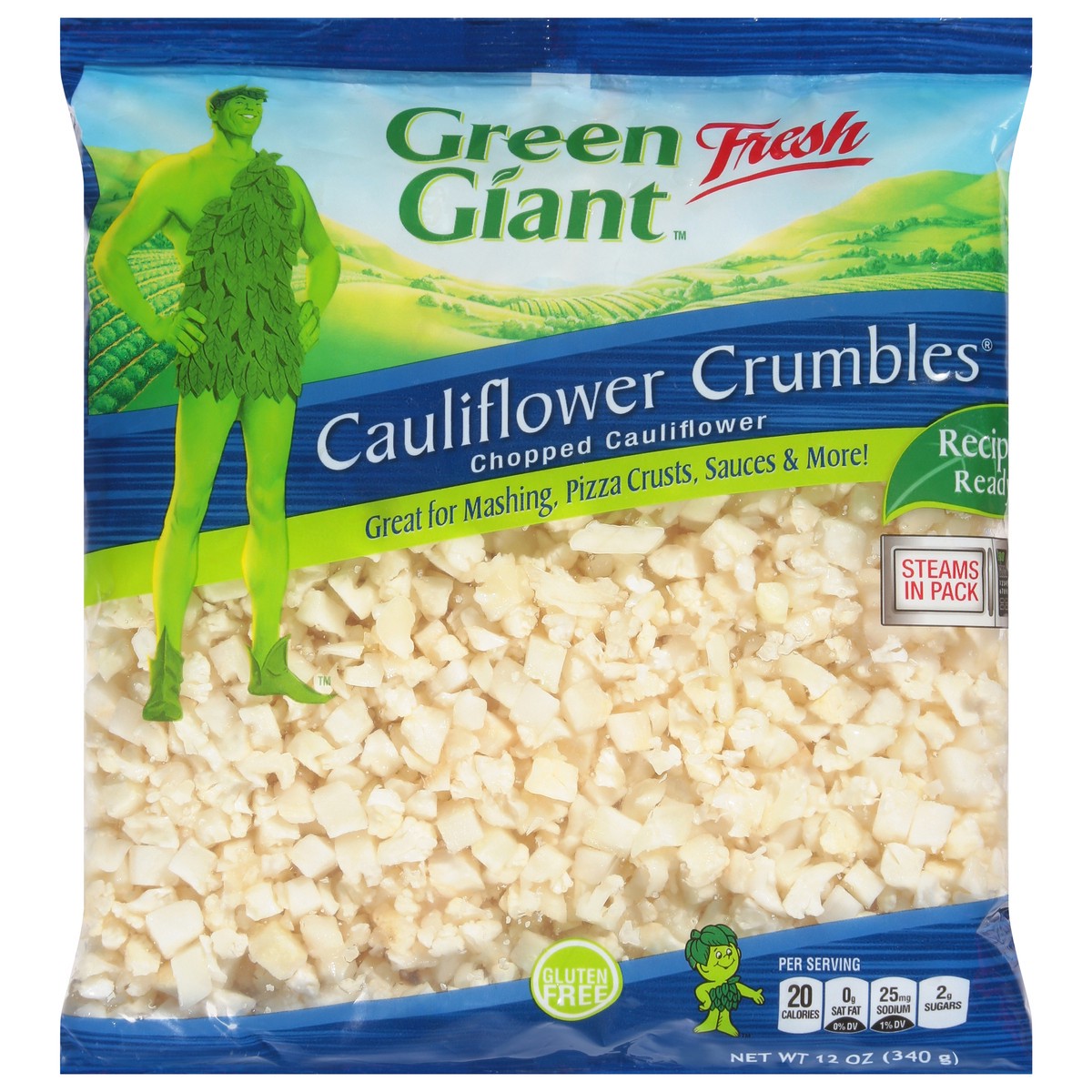 slide 2 of 13, Green Giant Cauliflower Crumbles, 12 oz