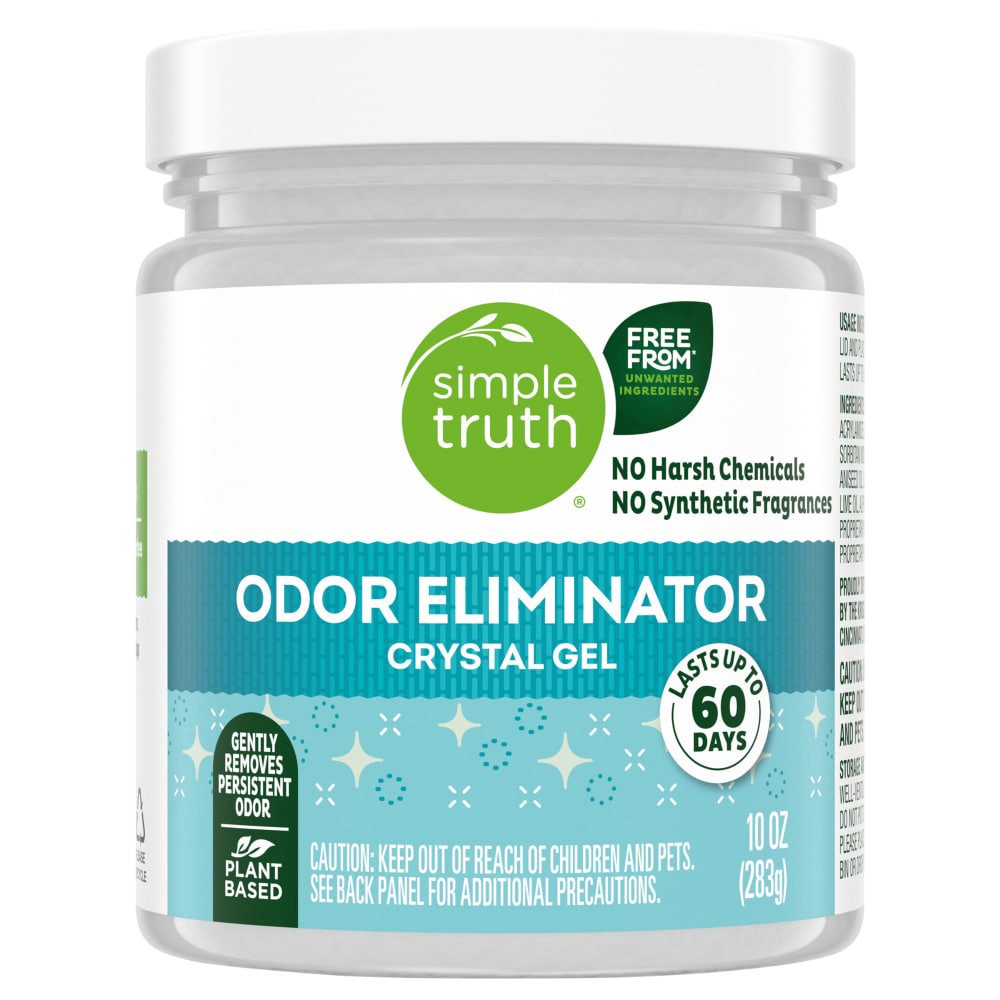 slide 4 of 5, Simple Truth Odor Eliminator Crystal Gel, 10 oz